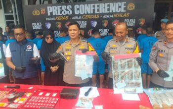 Polres Garut Bongkar Sindikat Narkoba Lintas Provinsi, 27 Tersangka Diringkus dengan Barang Bukti Rp1 Miliar