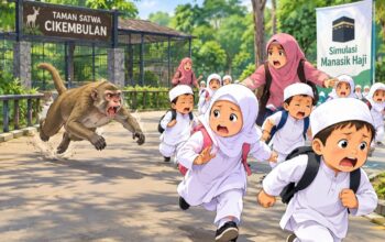 Monyet Lepas Teror Anak TK di Garut, IGTKI Minta Sekolah Hitung Risiko Tempat Manasik ​
