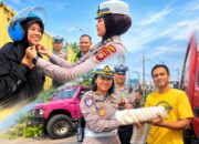 Wajah Baru Operasi Patuh Lodaya: Polisi Garut Bagi-bagi Helm dan Makanan Gratis Pengganti Tilang