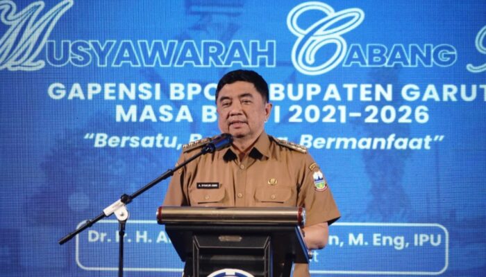 Anggaran Infrastruktur Garut 2027 Naik, Bupati Syakur Wanti-wanti Kontraktor Gapensi